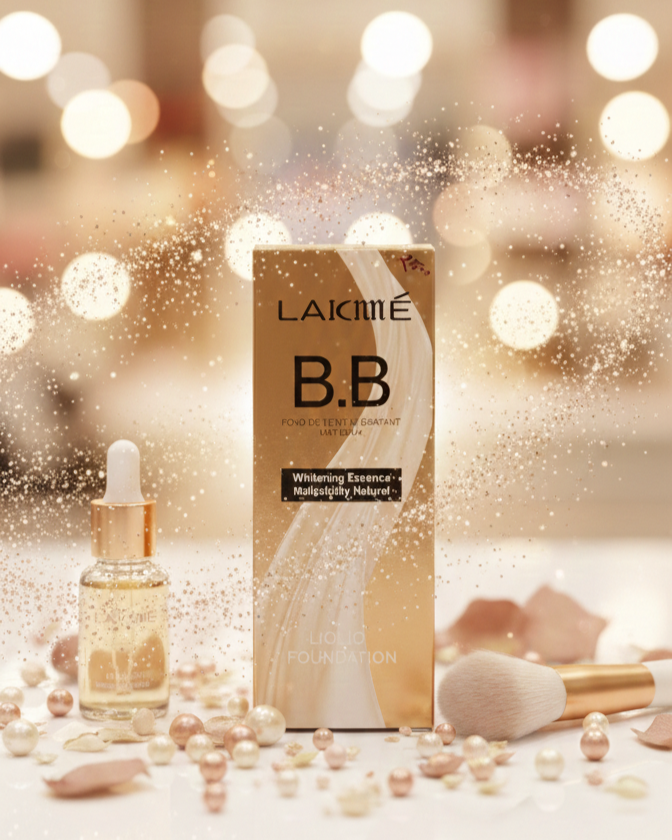 Lakmé B.B Liquid Foundation - Whitening Essence for Flawless & Natural Glow (30ml)