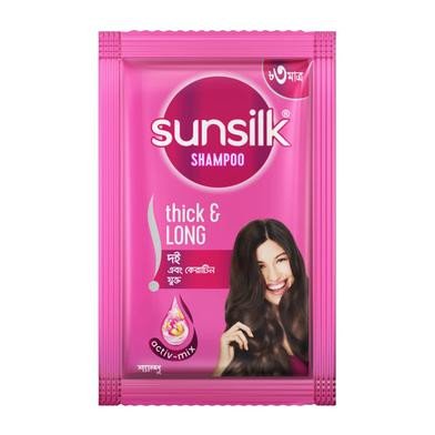 Sunsilk Activ-Mix Thick & Long Shampoo Sachet - For Visibly Thicker & Longer Hair