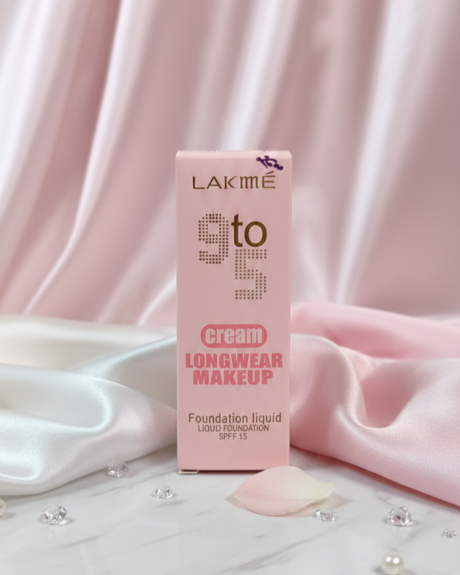 Lakmé 9 to 5 Complexion Care Cream - Longwear Makeup Foundation Liquid (SPF 15)