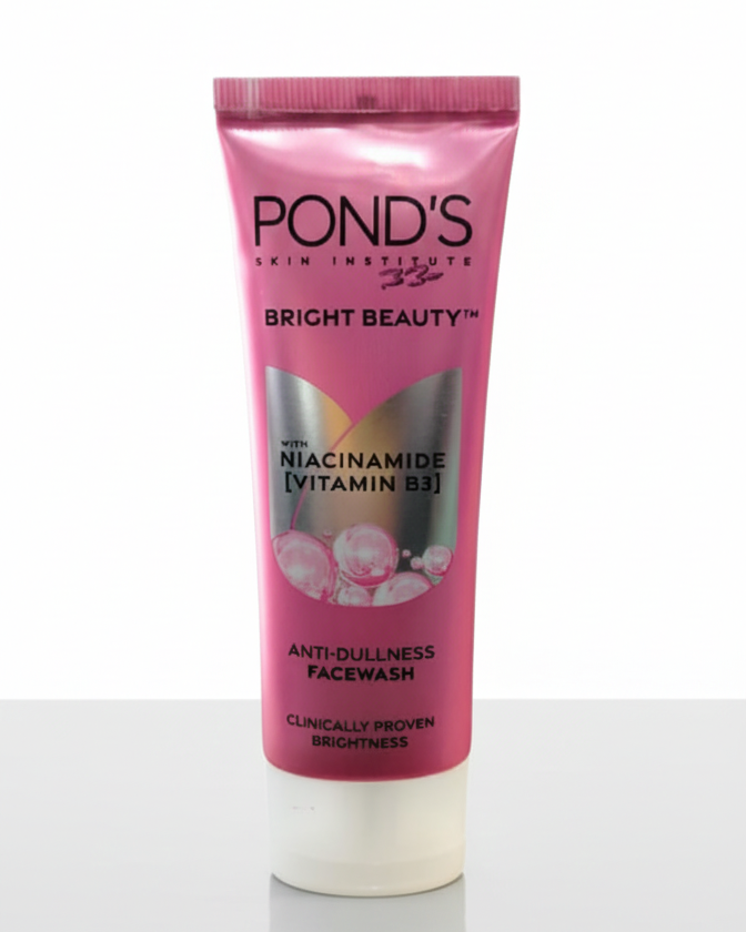 Pond's Bright Beauty Anti-Dullness Facewash with Niacinamide [Vitamin B3]-50g