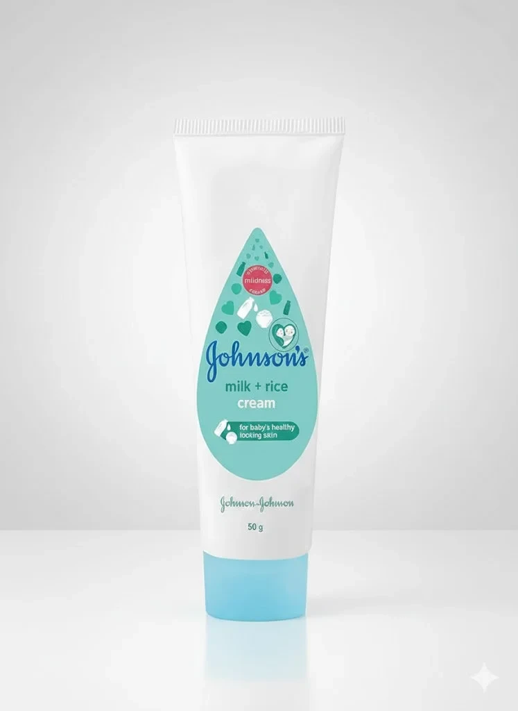 Johnson's Milk + Rice Cream (50g) | দুধ ও চালের নির্যাসে শিশুর সুস্থ-সুন্দর ত্বক