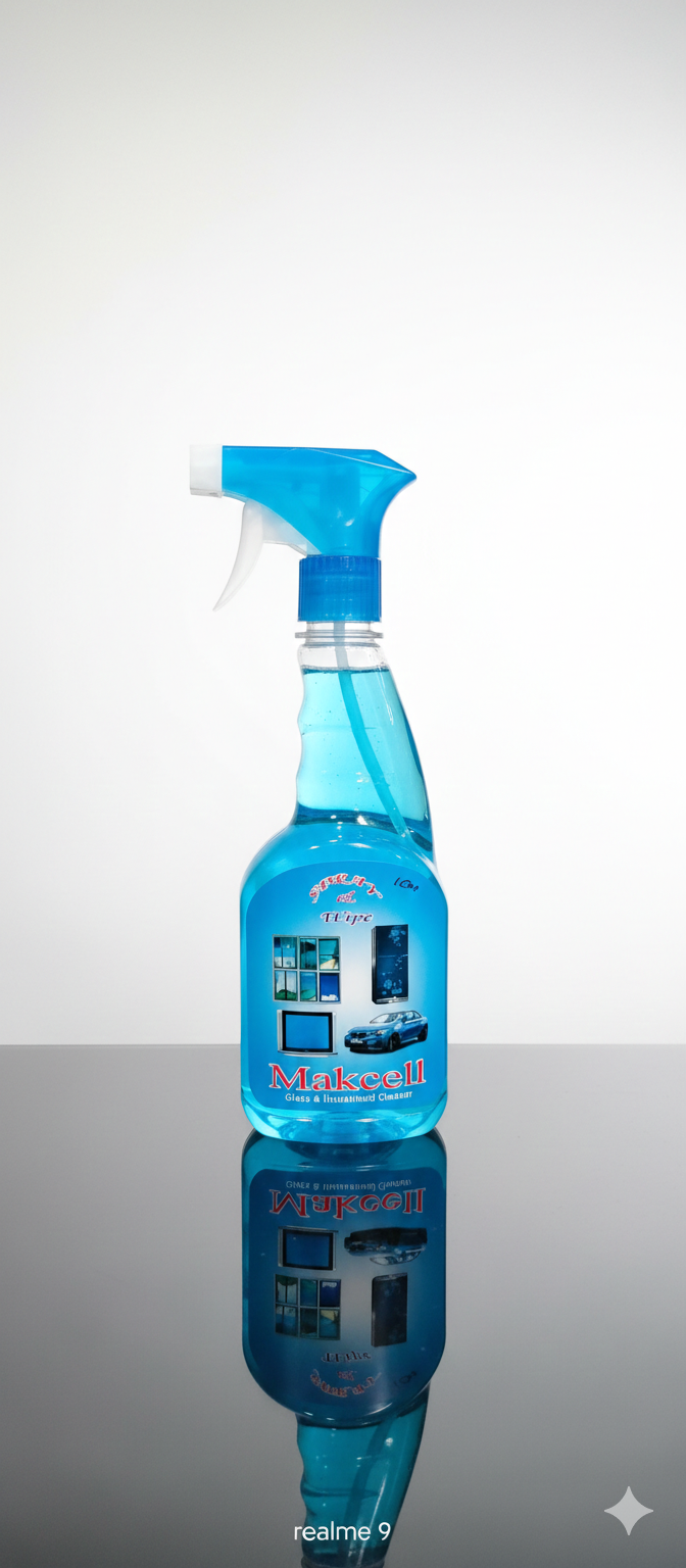 Makcell Glass & Household Cleaner Spray - 500ml (or actual size) (মাকসেল গ্লাস অ্যান্ড হাউজহোল্ড ক্লিনার স্প্রে)