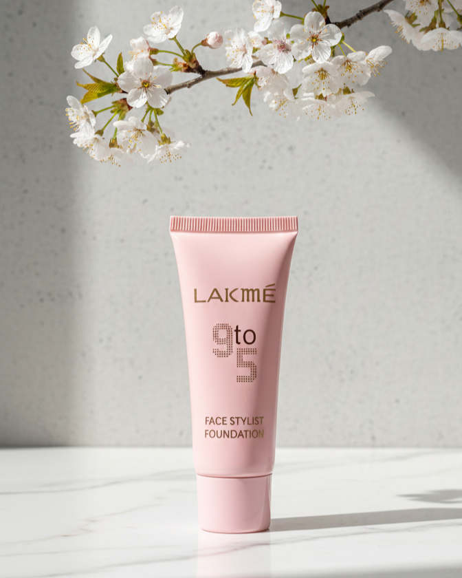 Lakmé 9 to 5 Face Stylist Foundation - Lightweight & Natural Glow (30g)