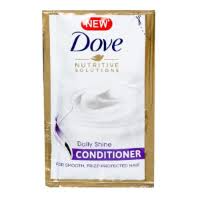 Dove Nutritive Solutions Daily Shine Conditioner Sachet - For Smooth, Frizz-Protected Hair