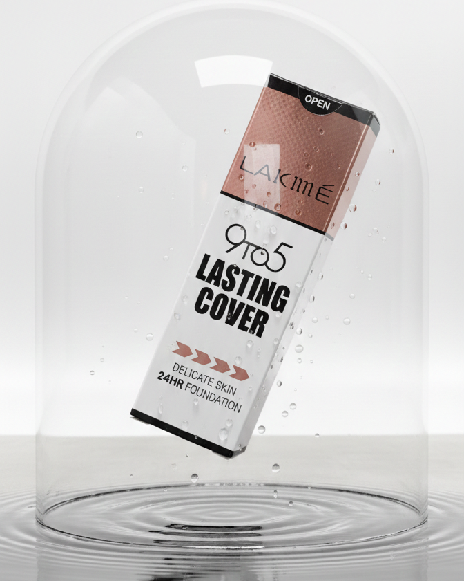 Lakmé 9to5 Lasting Cover 24HR Foundation - Delicate Skin (Weightless Matte Finish)